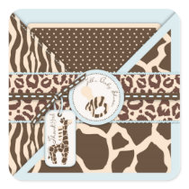 Safari Boy Square Sticker_jms
