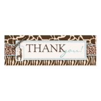 Safari Boy TY Skinny Gift Tag Business Card