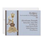 Safari Boy's Birthday Party Invitation