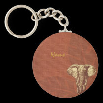 Safari Elephant keychains