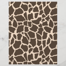 Safari Girl Dual-Sided Scrapbook Paper G Personalized Flyer