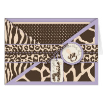 Safari Girl LAV Card