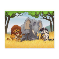 Safari Jug Band Postcard