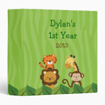 Safari Jungle Animal Baby Photo Album Scrapbook binders