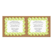 Safari Jungle Baby Baby Shower POEM Custom Announcement