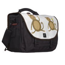 Safari Jungle Monkey Cute Adorable Chic Destiny Computer Bag