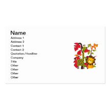Safari Life Business Card Template