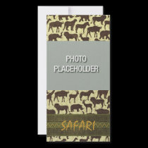 Safari Photocard Template photo cards