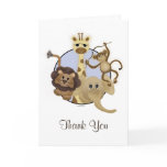 Safari Thank You Card Template