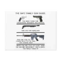 SAFE FAMILY GUN GUIDE POST CARD