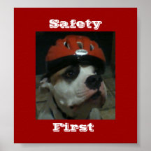 Safety First Poster
