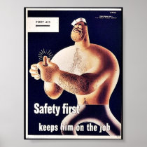 Safety First Posters