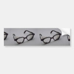Safety glasses bumper stickers