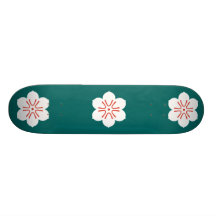 Saga Prefecture, Japan flag Skate Board Deck
