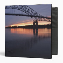 Sagamor Bridge over Cape Cod canal, 2 Vinyl Binders