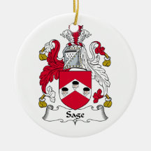 Sage Family Crest Ornaments