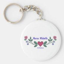 Sage-femme CSS d'infirmière Porte-clés