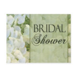 Sage green bridal shower invitations postcard