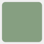 Sage Green Square Sticker