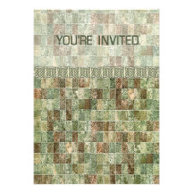 Sage Green Tile Invitation