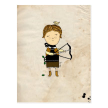 Sagittarius Boy Zodiac Sign Tarjeta Postal