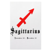 Sagittarius, November 22 - December 21 Stationery Design