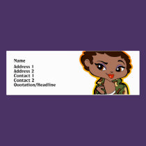 Sagittarius Profile Card business cards