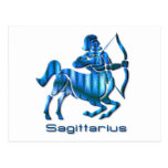 Sagittarius Profile Postcard postcards