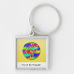 Sagittarius Rainbow Archer Zodiac Luggage Tag Key Chain