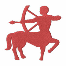 Sagittarius Sign Embroidered Polo Shirt