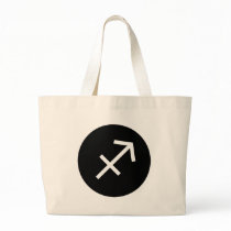 Sagittarius Symbol Canvas Bag