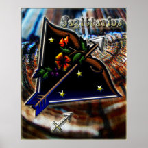 Sagittarius Zodiac Art Print