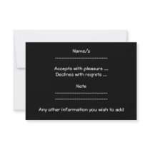 Sagittarius. Zodiac Astrology Sign. Black. Personalized Invitations