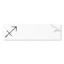 Sagittarius. Zodiac Astrology Sign. Bumper Stickers