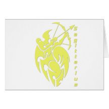 Sagittarius Zodiac Sign Greeting Cards