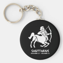 Sagittarius Zodiac Sign Key Chains