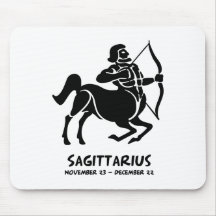 Sagittarius Zodiac Sign Mouse Mats
