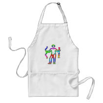 Sagittarius Zodiac Star Sign Rainbow Aprons
