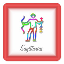 Sagittarius Zodiac Star Sign Rainbow