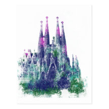 Sagrada Familia Barcelona Post Card