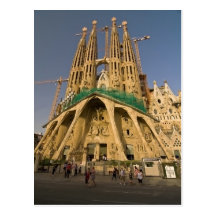 Sagrada Familia of Barcelona Postcard