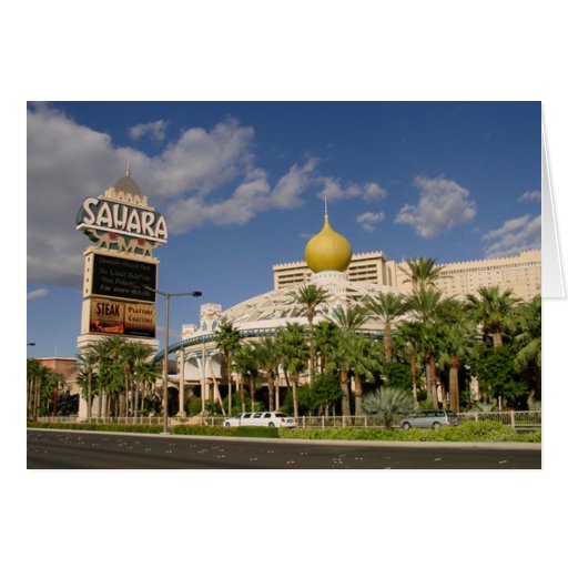 Sahara Hotel Las Vegas Greeting Card