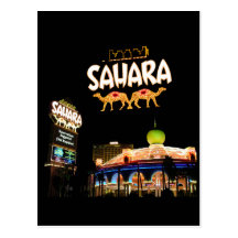 Sahara Las Vegas Compilation Postcard