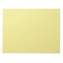 Sahara Sand Yellow Notepad