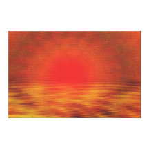 "Sahara Sunset" Stretched Canvas Prints
