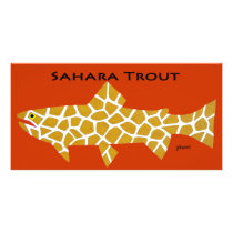 Sahara Trout Custom Photo Card