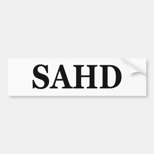 Sahd Bumper Stickers