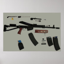 Saiga 12 Takedown Poster