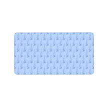 Sail boat pattern. Pale Blue and Blue. Personalized Address Labels