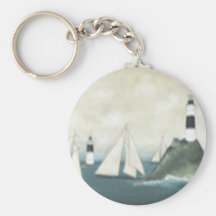 Sail Boats Key Chain